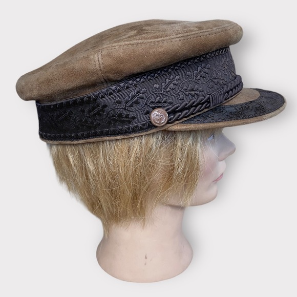 VTG ECHTES LEDER FISHERMAN HAT - Picture 4 of 11